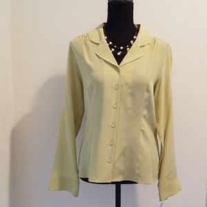 Pendleton 100% Silk Button Down Shirt